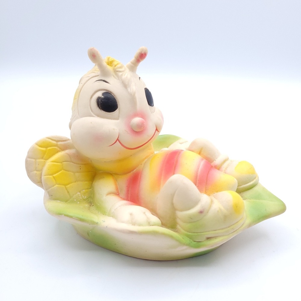 Rare Vintage Edward Mobley Bumble Bee Rubber Squeak Toy 1959 Still Squeaks